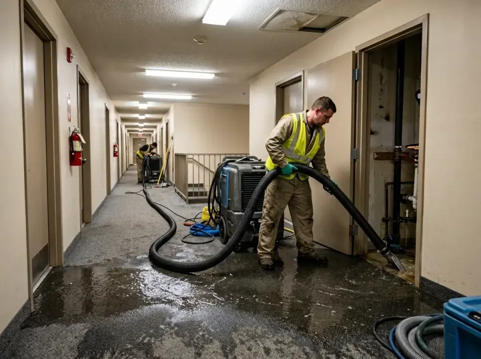 multi-unit-apartment-hallway-f-005 — frequently asked questions, Emergency Burst Pipe Water Extraction & Removal in Grasonvi…